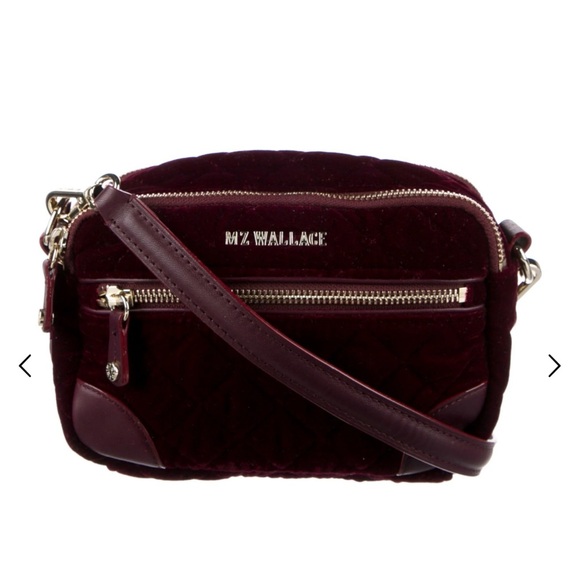 MZ Wallace Handbags - MZ Wallace Velvet Leather HandBag in Velvet